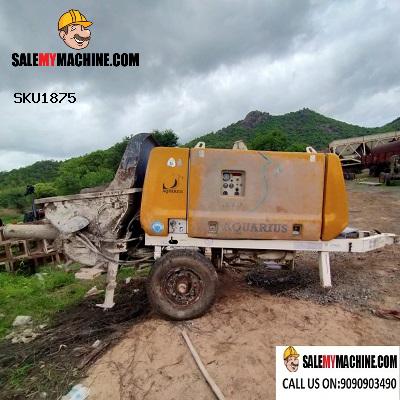 CONCRETE PUMP WITH PIPELINE